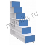 Горка с нишами для книг Color