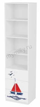 Пенал с 3 ящиками