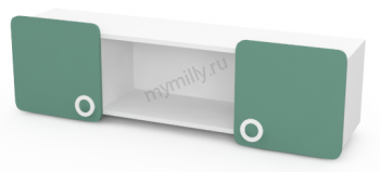 Шкаф навесной с 2-мя фасадами 3 секции