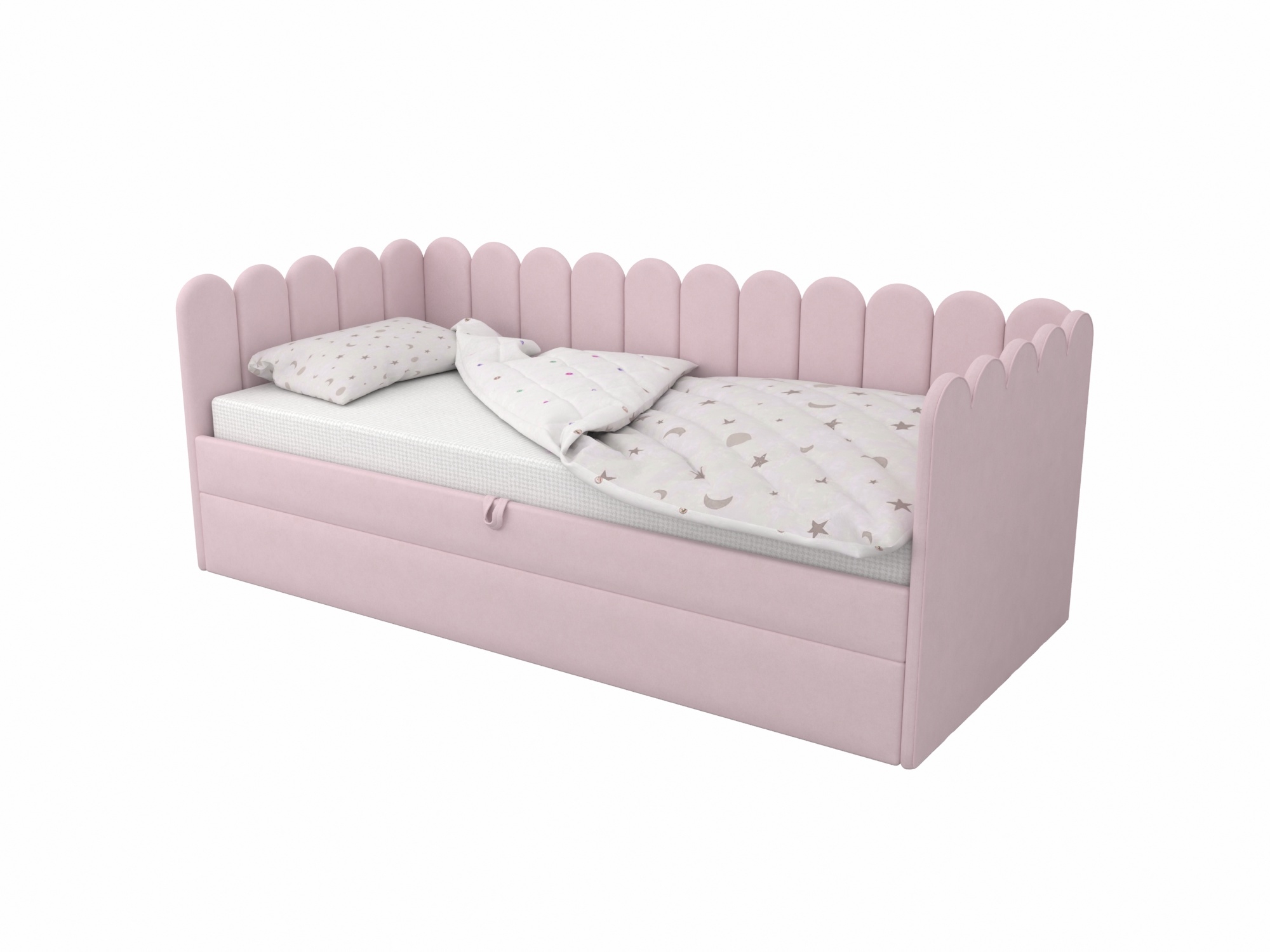 Мягкая кровать Элис UP Pink