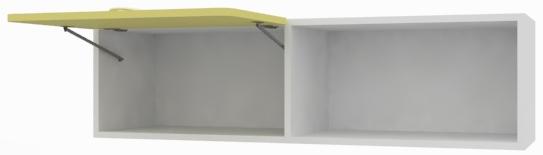 Шкаф большой навесной с 1-м фасадом 2 секции SIMPLE фото 2