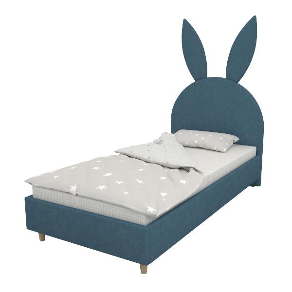Мягкая кровать Зайка Blue