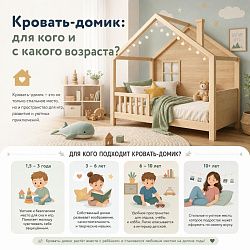Кровать-домик: для кого и с какого возраста?