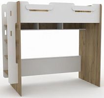 Кровать двухъярусная с боковой лестницей Серия Wood