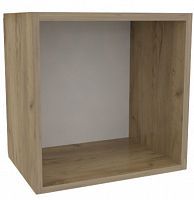 Полка открытая навесная 1 секция с задней стенкой Серия Wood