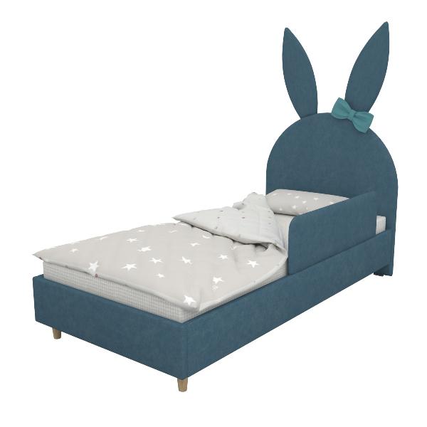 Мягкая кровать Зайка Blue фото 3