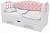Детская кровать Домик с окошками и с каретной стяжкой серия KIDS