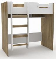 Кровать двухъярусная с передней лестницей Серия Wood