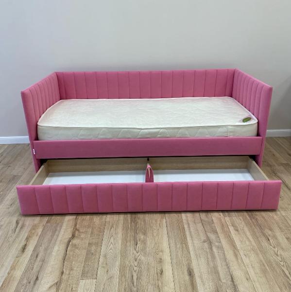 Детская кровать Soft, Розовый цвет, с/м 170x80, 2 категория ткани фото 2