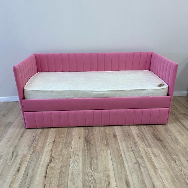 Детская кровать Soft, Розовый цвет, с/м 170x80, 2 категория ткани