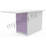 Тумба с выдвижной полкой для стола